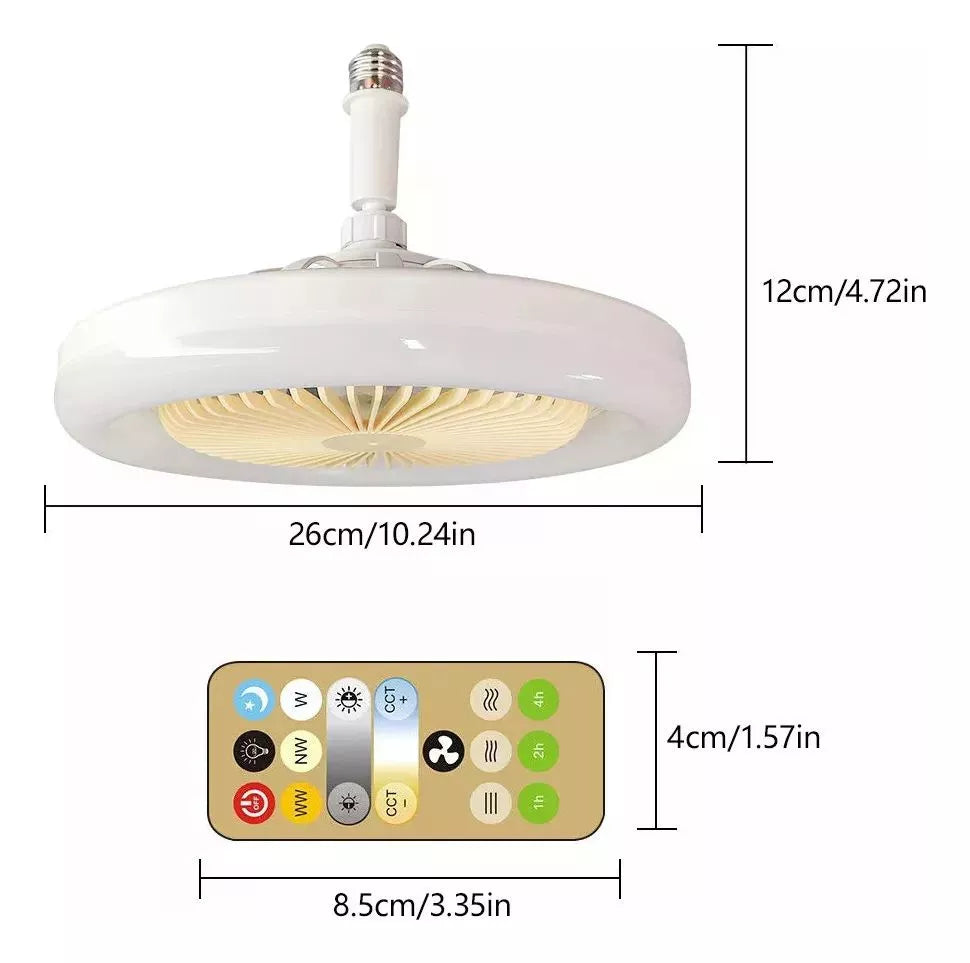 Luz led  Ventilador Colgante Multifuncional